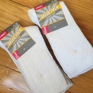 2 Value Packs of 3each (6pairs) Winter Whi…